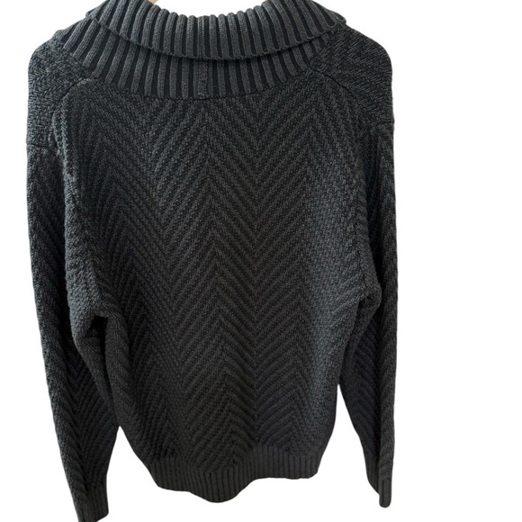 Goodfellow and Co. Men’s Size L  sweater 5 Button Cotton Blend Ribbed Collared - Picture 3 of 8